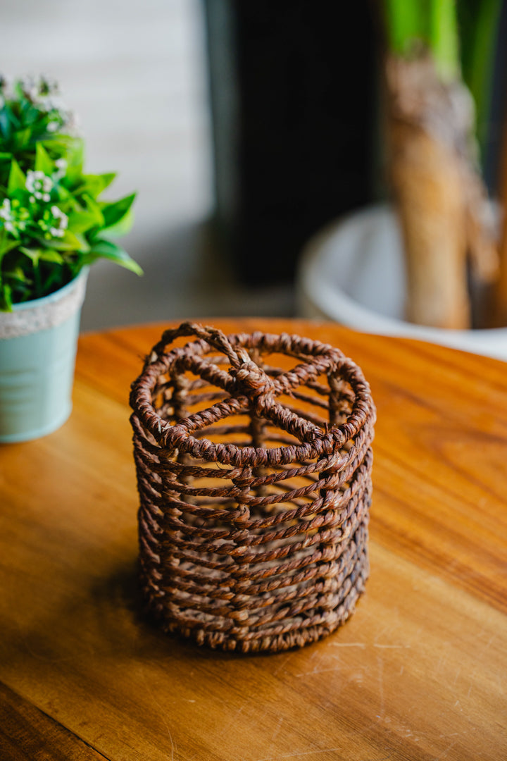 Natural Brown Spoon Holder