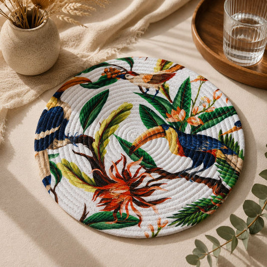 Tropical Floral Printed Placemat