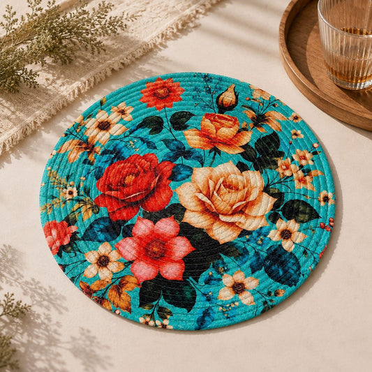 Multicolor Floral Placemat