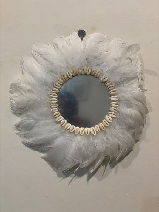 White Feather Style Premium Boho Wall Hanging