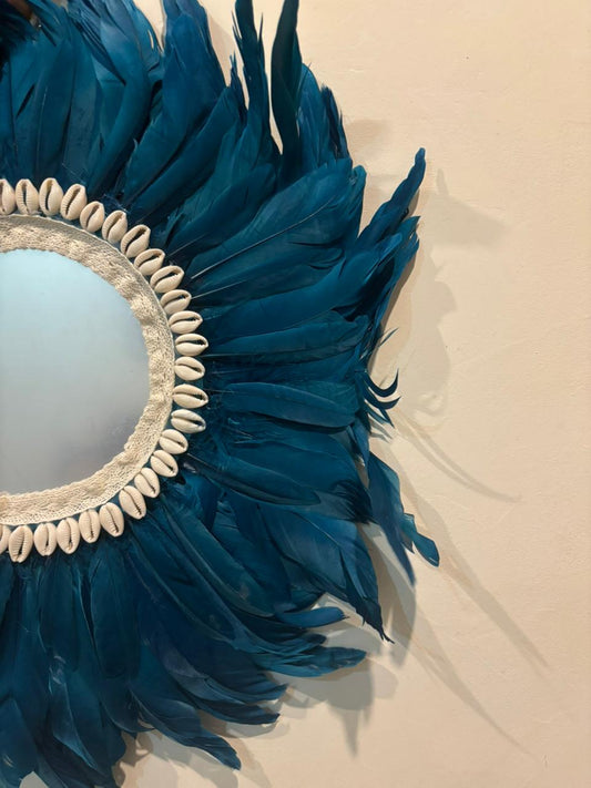Teal Blue Premium Boho Wall Hanging